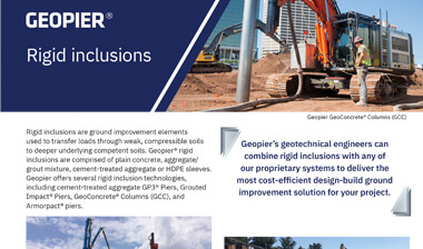 Geopier® Rigid Inclusion Advantage Flyer