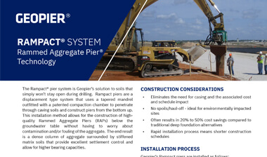 Geopier Rampact® System Flyer