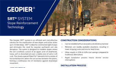 Geopier SRT® System Flyer